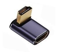 CY Cavo 8K HDMI maschio a HDMI 2.1 femmina verticale angolo di 90 gradi verso l'alto basso profilo UHD estensione adattatore supporto 8K 60hz HDTV