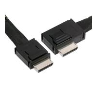CY Cavo ad angolo di 90 gradi a sinistra, OcuLink PCIe 4.0 PCI-Express SFF-8611 4i a SFF-8611, cavo dati attivo per SSD eGPU (50 cm)