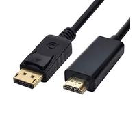 CY - Cavo adattatore DisplayPort a HDMI, adattatore maschio per PC, 1,8 m