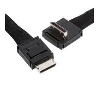 CY Cavo angolare a 90 gradi verso il basso, OcuLink PCIe 4.0 PCI-Express SFF-8611 4i a SFF-8611, cavo dati attivo per SSD eGPU (80 cm)