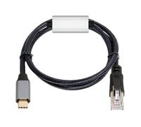 CY Cavo Cavo da USB-C a Ethernet Cavo da USB Type-C a RJ45 maschio Rete LAN Gigabit 1000Mbps direttamente collegata compatibile con Thunderbolt3