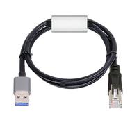 CY Cavo Cavo USB a Ethernet Cavo USB 3.0 da tipo A a RJ45 maschio Rete LAN Gigabit 1000 Mbps direttamente collegata compatibile con USB 2.0