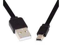 CY - Cavo dati FPC, piatto e sottile, da USB 2.0 Type-A maschio a Mini-USB a 5 pin, 13 cm, FPC, per FPV, hard disk e telefono