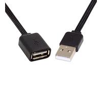CY - Cavo dati FPC, piatto e sottile, da USB 2.0 Type-A maschio a Type-A maschio, 13 cm, FPC, per FPV, hard disk e telefono.