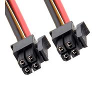 CY Cavo di alimentazione ATX per Molex Micro Fit Connettore 4Pin maschio a maschio di alimentazione 12V Cavo 20AWG passo = 3,0 mm