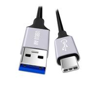 CY Cavo di alimentazione dati 10Gbps USB 3.1 tipo C maschio a USB 3.0 tipo A maschio 5V3A per laptop, telefono, disco rigido (100 cm)