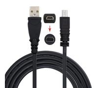 CY Cavo di alimentazione dati USB 2.0 tipo A per fotocamera Mini 8P per Coolpix UC-E6 UC-E16 UC-E17 DSC-W DMC-S EX-Z