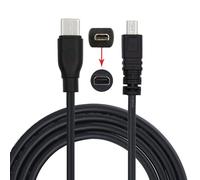 CY Cavo di alimentazione dati USB-C Type-C Host per fotocamera Mini 8P per Coolpix UC-E6 UC-E16 UC-E17 DSC-W DMC-S EX-Z