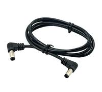 CY Cavo di alimentazione DC 5,5 x 2,1 mm 2,5 mm maschio a 5,5 2,1/2,5 mm maschio cavo ad angolo retto 90 gradi 60 cm 0,6 m