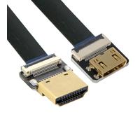 CY Cavo di prolunga FPC ultra sottile HDMI maschio a Mini HDMI femmina Cord 1080P per FPV HDTV Multicopter Fotografia aerea A1-C4 (20 cm)