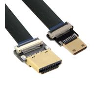CY Cavo di prolunga FPC ultra sottile HDMI maschio a Mini HDMI maschio Cord 1080P per FPV HDTV Multicopter Fotografia aerea A1-C1 (20 cm)