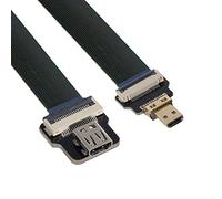 CY Cavo di prolunga FPC ultra sottile Micro HDMI maschio a Micro HDMI femmina Cord 1080P per FPV HDTV Multicopter Fotografia aerea D1-D4 (20 cm)