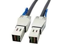 CY Cavo esterno da Mini SAS HD SFF-8644 a Mini SAS HD SFF-8644 ad alta densità per server dati raid, 50 cm, 12 Gbps