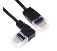 CY Cavo Ethernet ultra sottile Cat6 RJ45 ad angolo retto UTP cavo di rete Patch Cord 90 gradi Cat6a LAN per laptop, router, TV Box