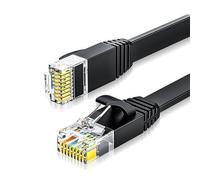 CY Cavo Ethernet UTP Ultra Slim Flat Cat6 RJ45 Cavo di rete Twisted Pair per Router Laptop (30 cm)