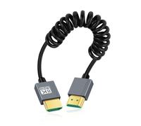 CY Cavo HDMI 2.1 maschio a HDMI maschio 8K 60 Hz Cavo estensibile a spirale per monitor HDTV computer portatile (100 cm)