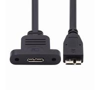 CY Cavo Micro USB 3.0 Maschio a Micro 3.0 Tipo B Femmina Montaggio A Vite Tipo Di Prolunga 5Gbps
