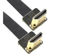 CY Cavo Ultra Slim Up Angled HDMI Maschio a Up Angled HDMI Maschio Estensione Cavo Piatto FPC 1080P per FPV HDTV Multicopter Fotografia Aerea A2-A2 (10cm)