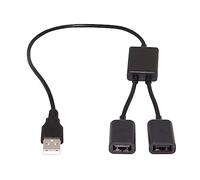 CY Cavo USB 2.0 a due porte USB2.0 Tipo-A Femmina Hub Cavo 480Mbps Velocità per Laptop PC Mouse Flash Disk