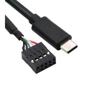 CY Cavo USB 2.0 Scheda madre 9 pin 10 pin Header a Tipo-C Cavo USB-C 50 cm per Mini Monitor Sensore Pannello Fotocamera