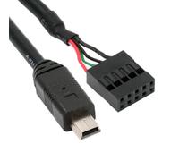 CY Cavo USB 2.0 scheda madre 9pin 10pin intestazione a mini USB 5pin cavo 50 cm per mini monitor sensore fotocamera pannello