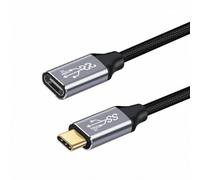 CY Cavo USB-C USB 3.1 di tipo C maschio a femmina, cavo dati di prolunga 10 Gbps 100 W con custodia compatibile con iPhone 15 Laptop (300 cm), UC-058-SL-3.0M-HX