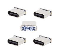 CY Connettore 5 pz/lotto fai da te saldare tipo-C connettore femmina presa sostituire per micro-USB 5 pin femmina tipo SMT DC 5 V alimentazione