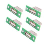 CY Connettore 5 pz/set Connettore presa femmina USB tipo A OEM fai-da-te con tipo a saldare per montaggio a pannello