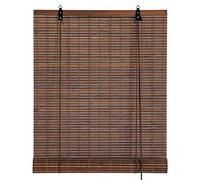 Cy.curtain bright Tenda a Rullo in Bambù per Interni, Tapparella Avvolgibile Bamboo per Porte e Finestre, Cortina di Bambù per Balcone, 90 x 180 cm