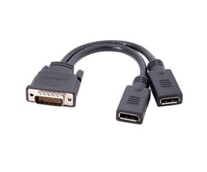 CY DMS-59Pin prolunga splitter maschio Displayport da maschio a doppio DP per scheda grafica PC