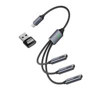 CY HUB USB 2.0 Tipo-C USB-C a 3 porte Hub Cavo Bus Alimentazione 1 a 3 Dati per Laptop Desktop Telefono Mouse Tastiera Stampante Disco