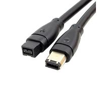 CY IEEE 1394 Firewire 800 - Cavo FireWire da 800 a 400 9p a 6 pin, 1,8 m