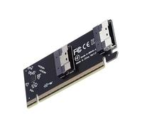 CY Low Profile Slimline Dual SFF-8654 8X 74Pin a PCIE 16X Express 3.0 PCIE4.0 Raid Card rimovibile VROC Raid0 Hyper Adapter