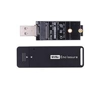 CY M.2 NVMe SSD Enclosure Adapter USB 3.1 Gen2 10Gbps - Box Esterno per SSD PCI-E M-Key da 2242/2230 mm
