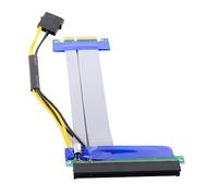 Adattatore per scheda riser per convertitore di estensione cavo Flex da 4x a 16x PCI-E Express da 20 cm