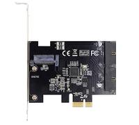 CY Scheda 5 Gbps 19 pin 20 pin USB 3.0 pannello frontale intestazione a PCI-E 1X Express adattatore per scheda madre del computer