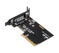 CY Scheda esterna MCIO 8i Mini Cool Edge IO SFF-TA-1016 a PCIE5.0 PCI-Express 8x VROC Adattatore per scheda grafica SSD della scheda madre