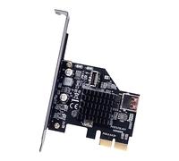 CY Scheda USB 3.1 10Gbps pannello frontale Type-E Socket & USB 2.0 480Mbps a PCI-E Express Adattatore per scheda madre