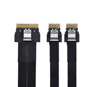 CY Slimline Cavo PCI-E Ultraport SAS Slim 4.0 SFF-8654 8i 74pin a doppio SFF-8654 4i 38Pin Cavo 40cm PCI-Express