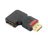 CY Standard DP 4K Right Angled 90 Degree DisplayPort Male to Female Extension Adapter
