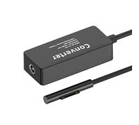 CY Surface Charge Converter, DC 5,5 x 2,1 mm su Surface Pro3/4/5/6/7/8/9 Book Pro 65 W DC 15 V Adattatore di ricarica