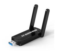 CY-SUZON Adattatore WiFi per PC desktop, AX900 USB WiFi 6 adattatore con 5GHz/2.4GHz Dual Band, driver integrato per Windows 10/11 (AX900)