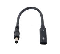 CY Tipo C USB-C femmina ingresso a DC 5,5 * 2,1 mm cavo per computer portatile