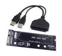 CY USB 3.0 a SATA 22Pin e 12+6Pin SSD PCB Drive Cavo Adattatore Compatibile con 2010 2011 MAC Air A1369 A1370 SSD
