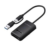 CY USB 3.0 USB-C Tipo-C Tipo-A a NVME M-key M.2 NGFF SATA SSD Docking orizzontale esterno per cavi Chipset RTL9210B