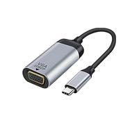 CY usb-c USB 3.1 tipo C a VGA 1080P HDTV adattatore cavo con custodia protettiva in alluminio argento