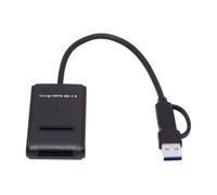 CY USB3.0USB-C Tipo-C Tipo-A a NVME M-key M.2NGFF SATA SSD Docking Cavo esterno orizzontale Box esterno Chipset RTL9210B