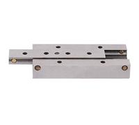 CY2045 Tabella scorrevole lineare asse X fase a sfera manuale della guida della piattaforma della piattaforma, scivolo lineare dell'acciaio legato Cr12, superficie di 20x45mm con corsa di ±12.5mm per