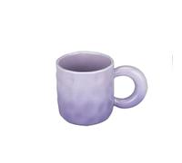 CYairong-22 Tazza da caffè Tazza con manico grosso, 1 set di tazze da caffè sfumate, capacità 10,15 once for la tazza da colazione Sisters Lovers' Water Cup Tazze(Purple)