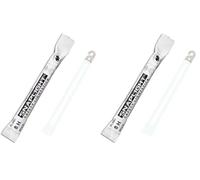 Cyalume 8H - Bastone luminoso Snaplight, 15 cm, colore: Bianco (Confezione da 2)
